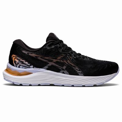 Asics Gel-Cumulus 23 - Naisten Juoksukengät - Mustat/Syvä Harmaat